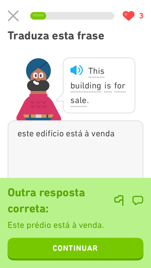 Correct response